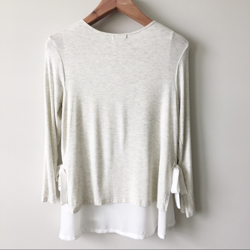 Pebble And Stone Layered Tunic Blouse - image 4